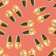 baby booties flat icon seamless pattern background N4