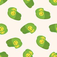 Baby supplies slippers cartoon seamless pattern background N3