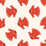 Baby clothes cartoon seamless pattern background N12