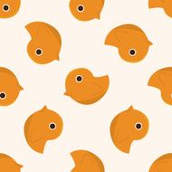 baby toy duck cartoon seamless pattern background N3