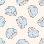 baby diaper them cartoon seamless pattern background N3