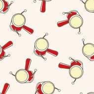 Baby rattle cartoon seamless pattern background N15