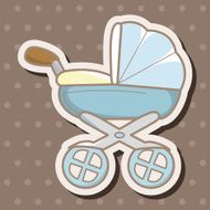 Baby carriages theme elements N52