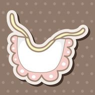 Baby bib theme elements N33