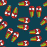 baby booties flat icon seamless pattern background N6