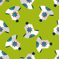 baby onesie flat icon eps10 seamless pattern background N4