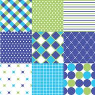 Set of seamless geometric patterns N4