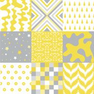 Set of seamless geometric patterns N6