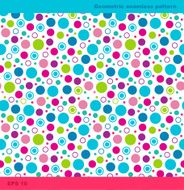 Seamless geometric pattern with circles N3