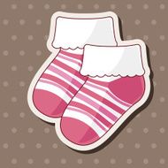 baby socks theme elements N9