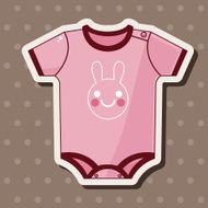 Baby clothes theme elements N53