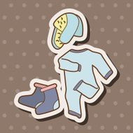 Baby clothes theme elements N55
