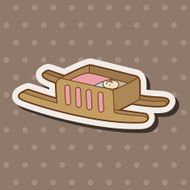 baby bed theme elements N11