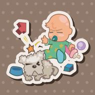 person character baby theme elements N40