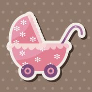 Baby carriages theme elements N54