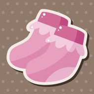 baby socks theme elements N10