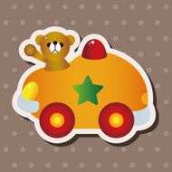 baby toy car theme elements N18