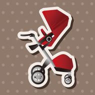 Baby carriages theme elements N55