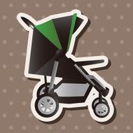 Baby carriages theme elements N57