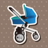 Baby carriages theme elements N58