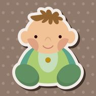 person character baby theme elements N42