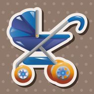 Baby carriages theme elements N62
