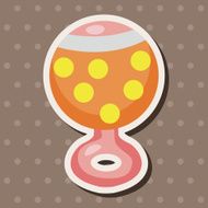 Baby rattle theme elements N52