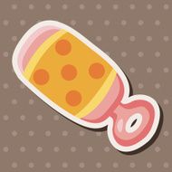 Baby rattle theme elements N53