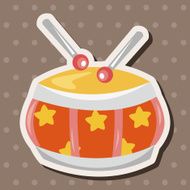 baby toy drum theme elements N4
