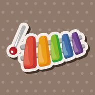 baby toy piano theme elements N4