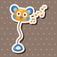baby toy rattle theme elements N28
