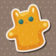 baby toy hand puppet theme elements N4