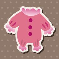 Baby clothes theme elements N59