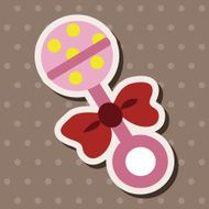 Baby rattle theme elements N55