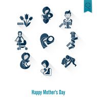 Happy Mothers Day Icons N389