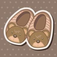 Baby supplies slippers theme elements N13