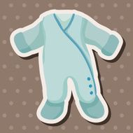 Baby clothes theme elements N60