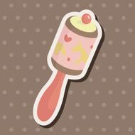 Baby rattle theme elements N56