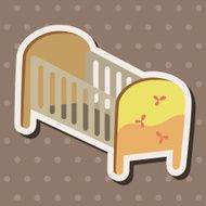 baby bed theme elements N12