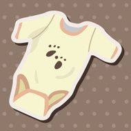 Baby clothes theme elements N61