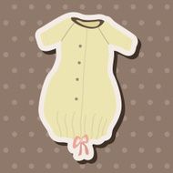 Baby clothes theme elements N62