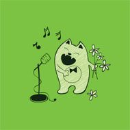 Cat and song