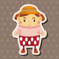 family girl character theme elements N60