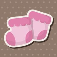 Baby supplies slippers theme elements N15