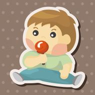 person character baby theme elements N47