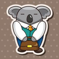 animal worker cartoon theme elements N49