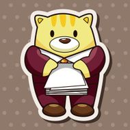 animal worker cartoon theme elements N50