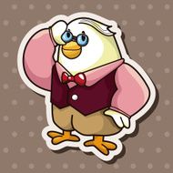 animal worker cartoon theme elements N53