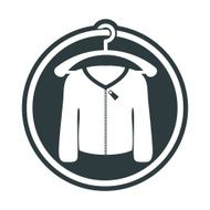 Suit vector icon isolated