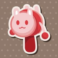 Baby rattle theme elements N57